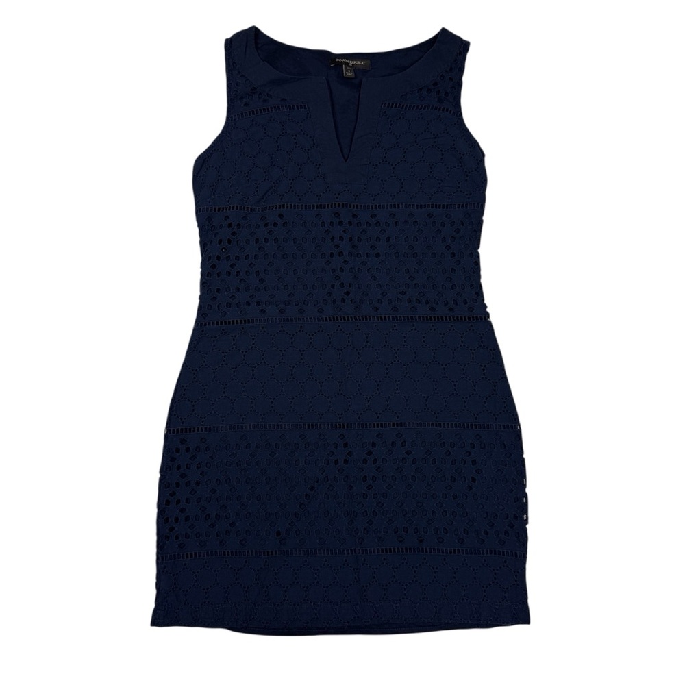 Banana Republic Midnight Blue Lace Mini Dress